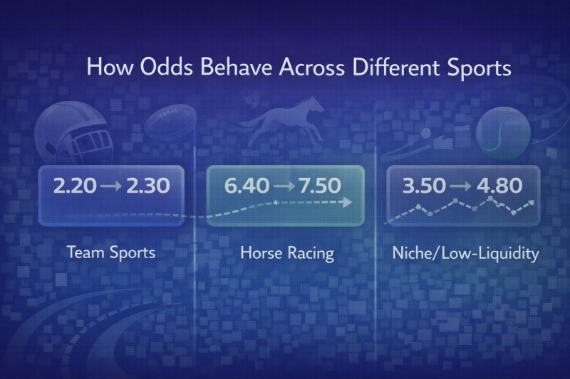 How Odds Behave Across Different Sports odds diff sports